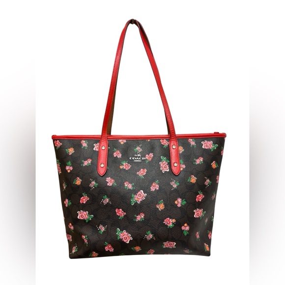 Coach City Tote in Floral - Picture 1 of 6